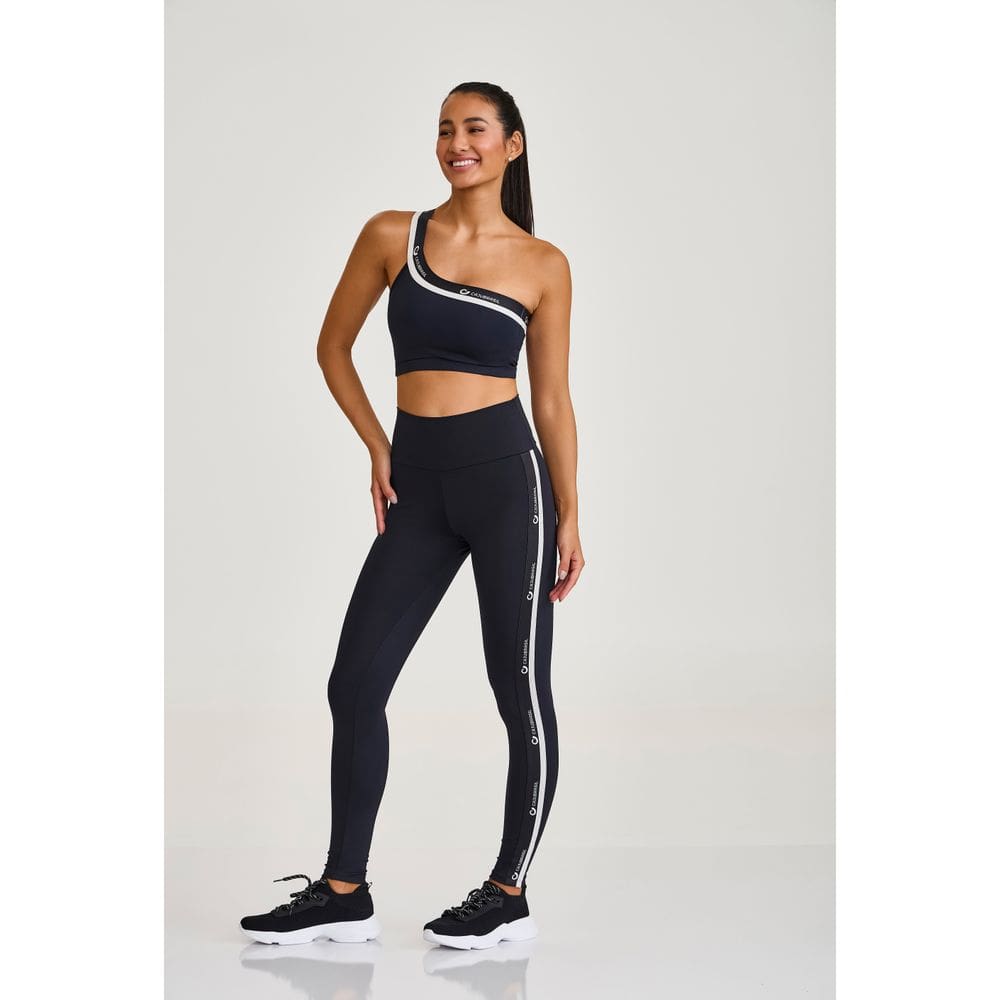 Legging com Elastico Personalizado Cajubrasil Preto