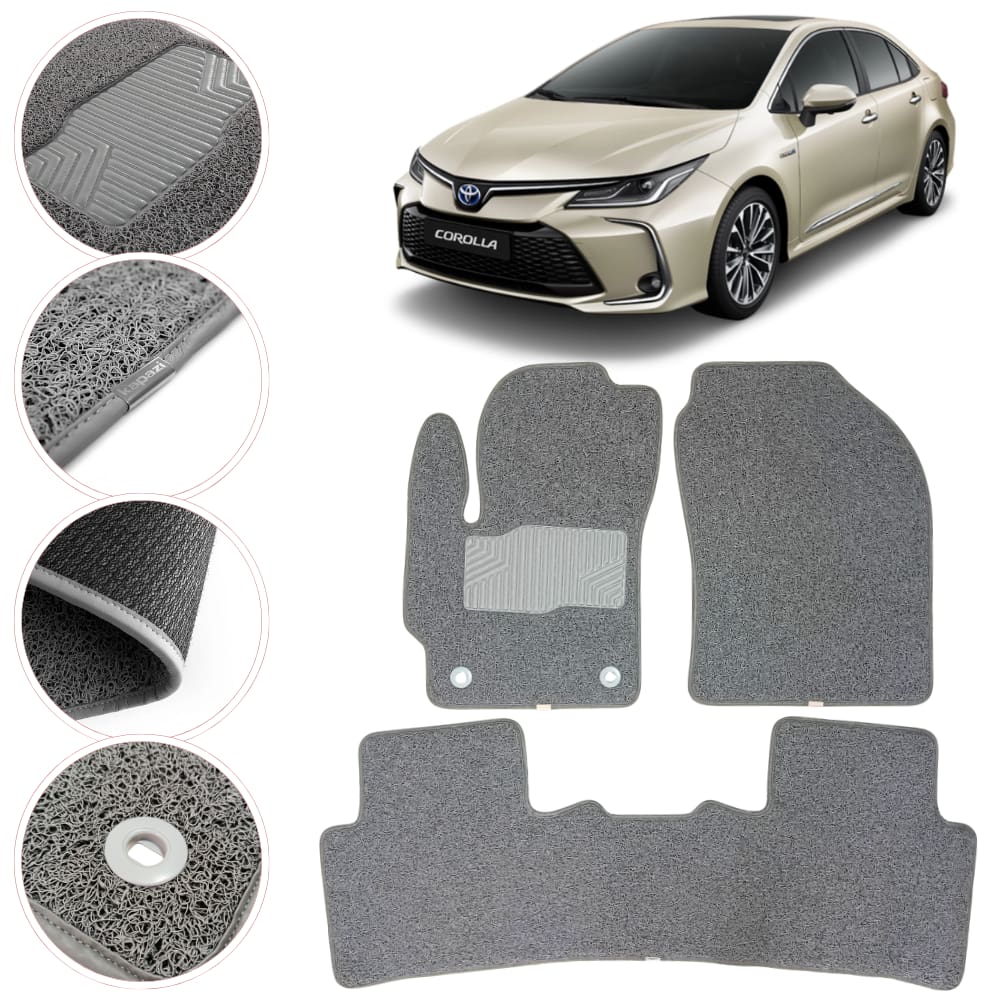 Tapete Kapazi Automotivo Toyota Corolla 2020 a 2026 Cinza