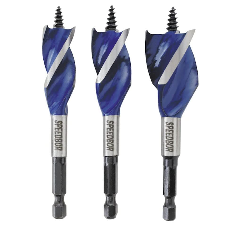 Brocas IRWIN Speedbor Max, 3 peças, 10 cm de madeira