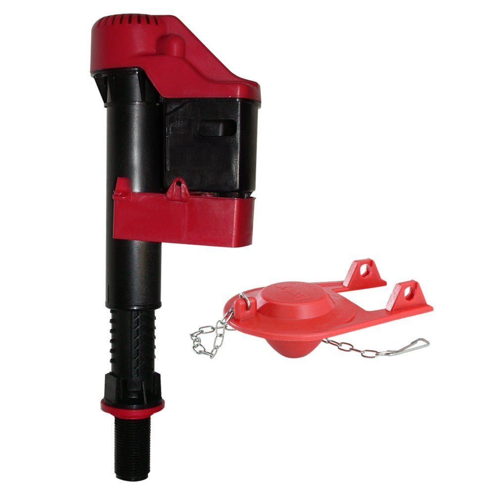 Kit de válvula de enchimento de vaso sanitário e aba Korky 818Z Leak Detect