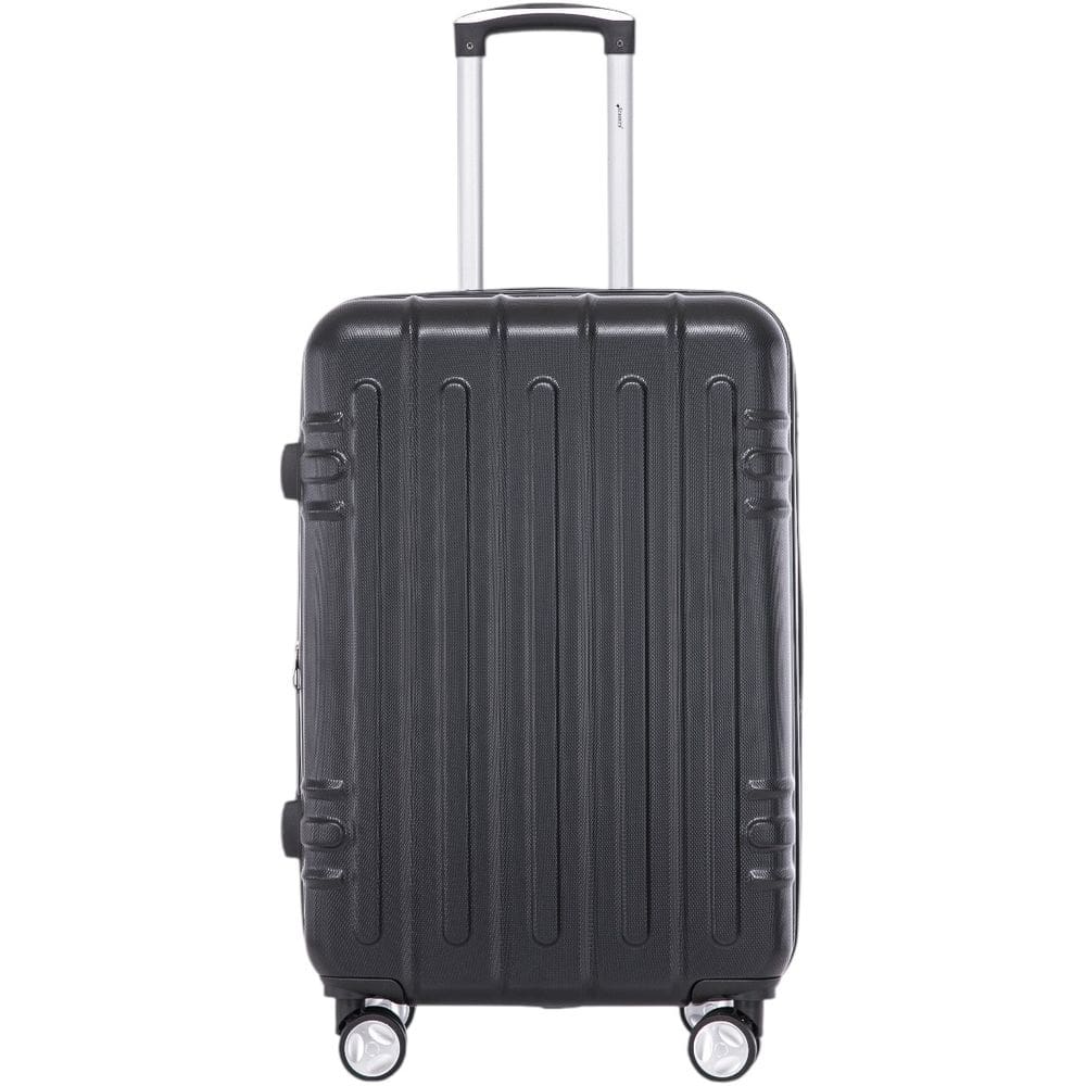 Mala de Viagem Porte Médio Rodas 360° ABS Resistente Zíper Expansivo Cadeado com Segredo Cruzeiro 3000-M24