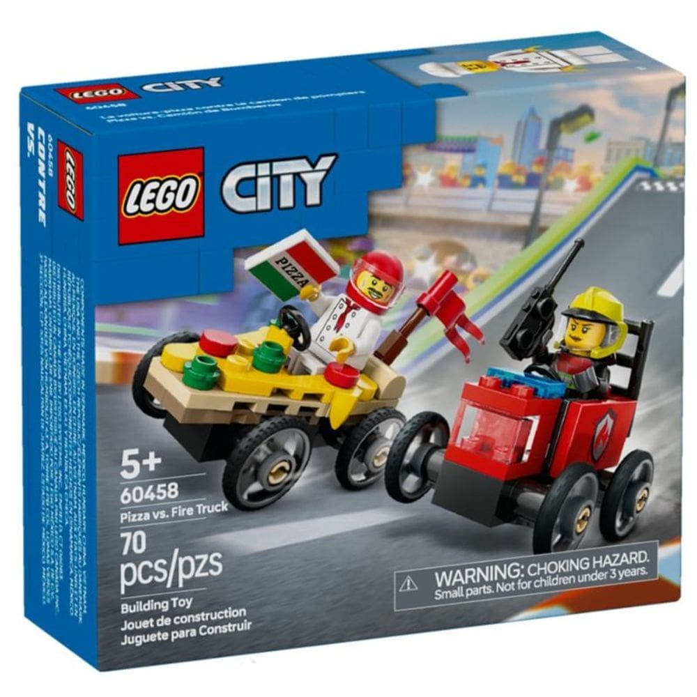 Bloco de montar - Pack de carros de corrida pizz LEGO DO BRASIL