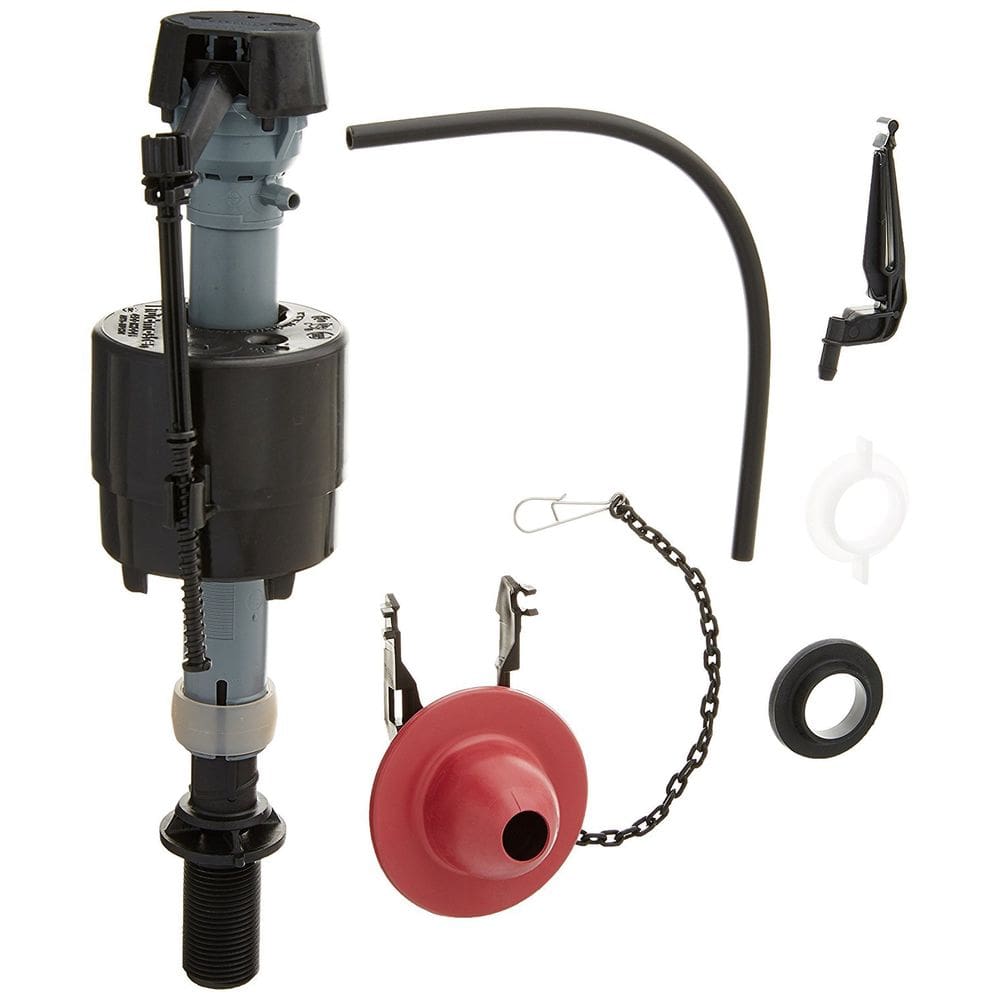 Válvula Fluidmaster 400C e kit de reparo de vaso sanitário Flapper de 2”