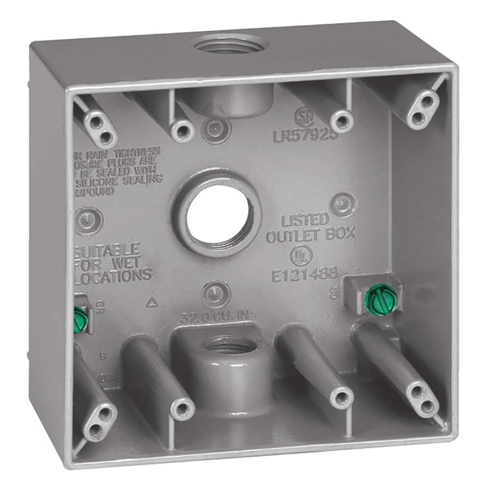 Caixa à prova de intempéries Sigma Engineered Solutions 1/2 polegada e 3 furos
