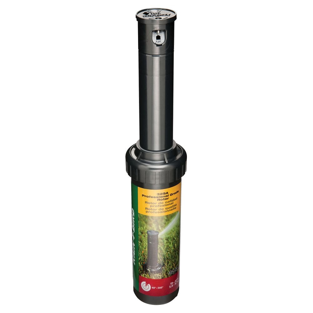 Aspersor de Riego Rain Bird 32SA con Engranajes, Rotor de 6-10 m