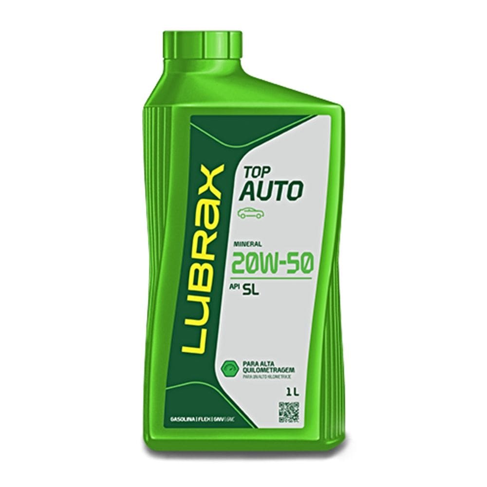 Oleo Lubrax Top Auto 20W50 Sl 1 Litro