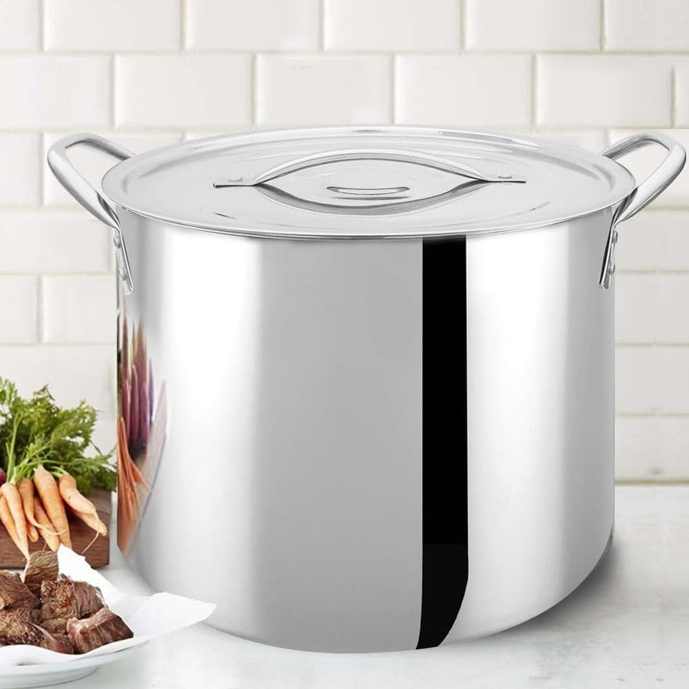 Vaso Stock Pot Bene Casa em Aço Inoxidável 16L