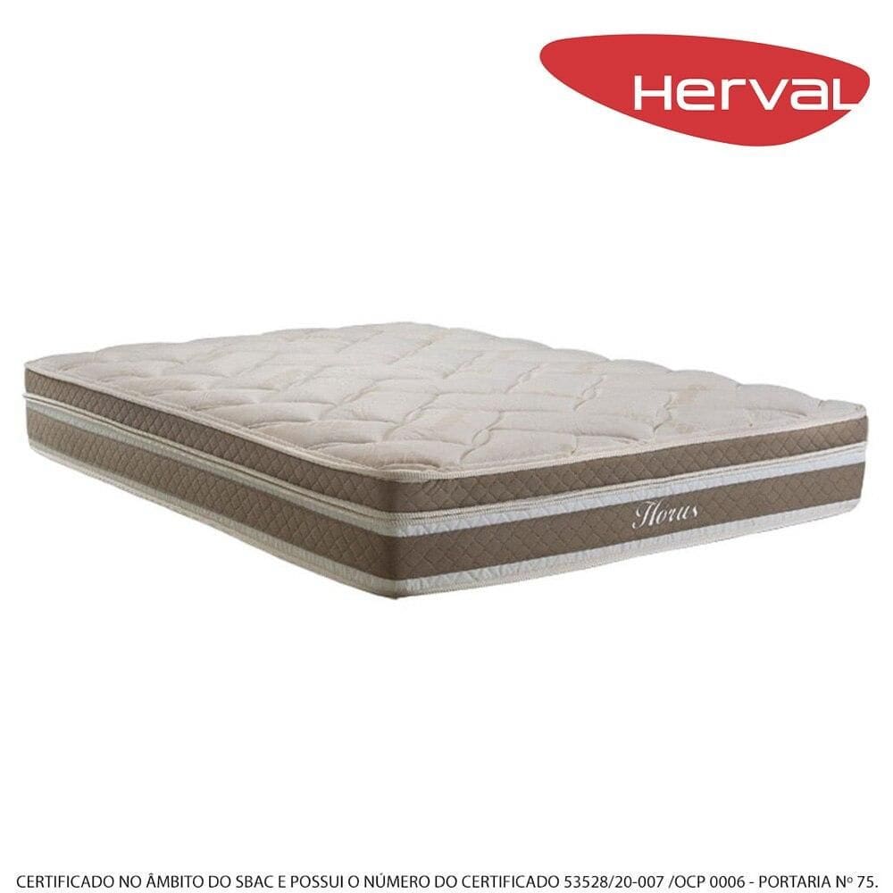 Colchão Queen Herval Molas Ensacadas Hórus, 28x158x198 cm