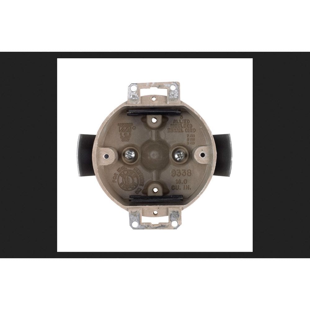 Caixa de saída elétrica de fibra de vidro Allied Molded 5.7x12x11 cm