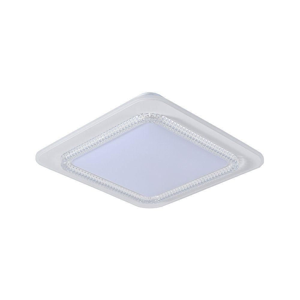 Plafon Skylight Queenstown 4081 Led Bivolt Branco / Transparente