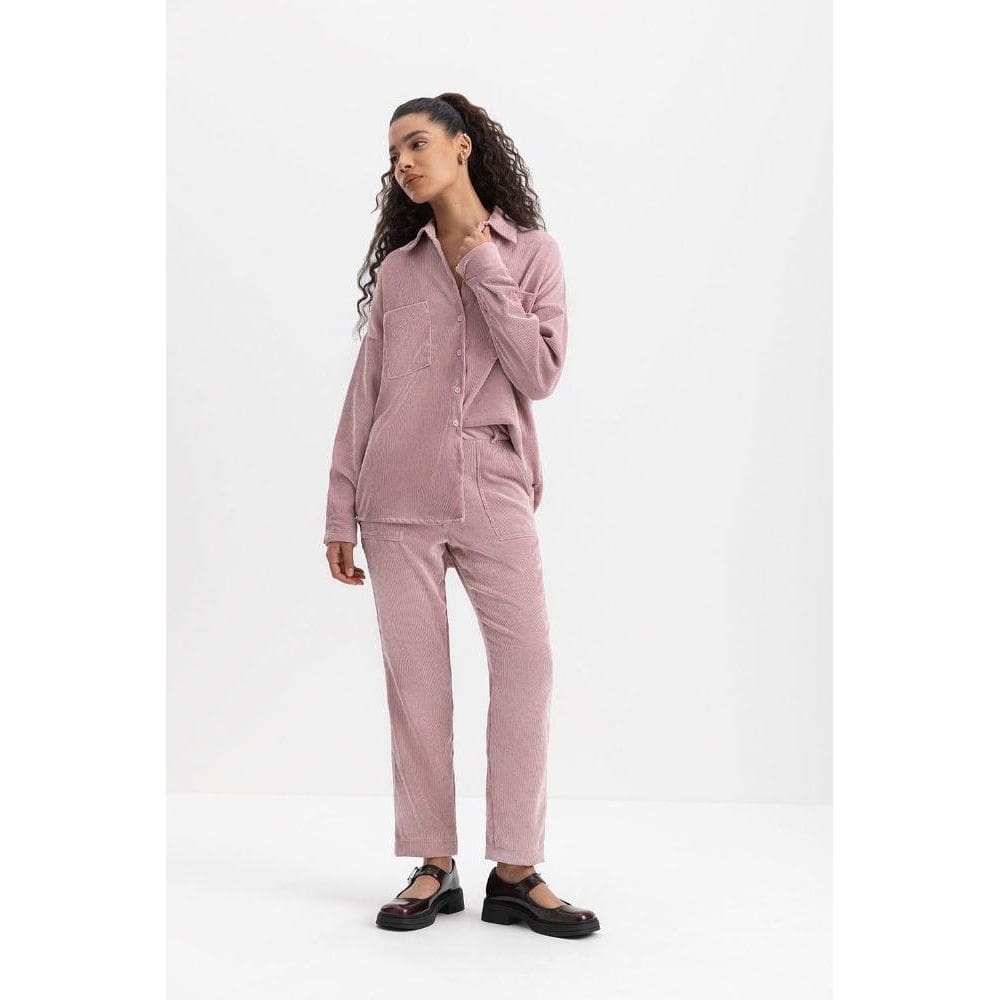Calça feminina de veludo essendi