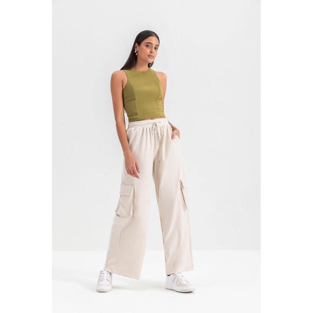 Calça feminina em cotton Essendi P