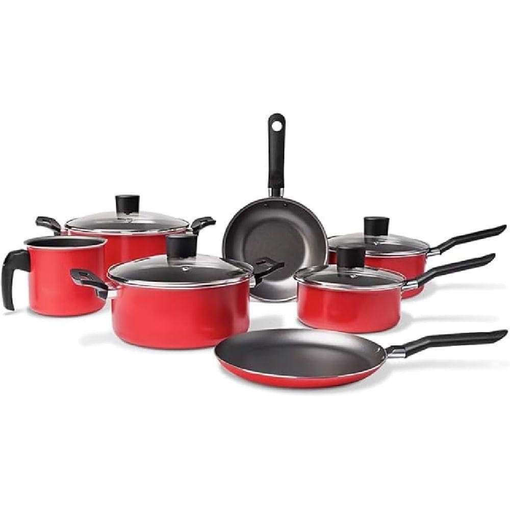 Conjunto De Panelas Com 7 Peças Garlic Vermelho - 7001-101 - Brinox