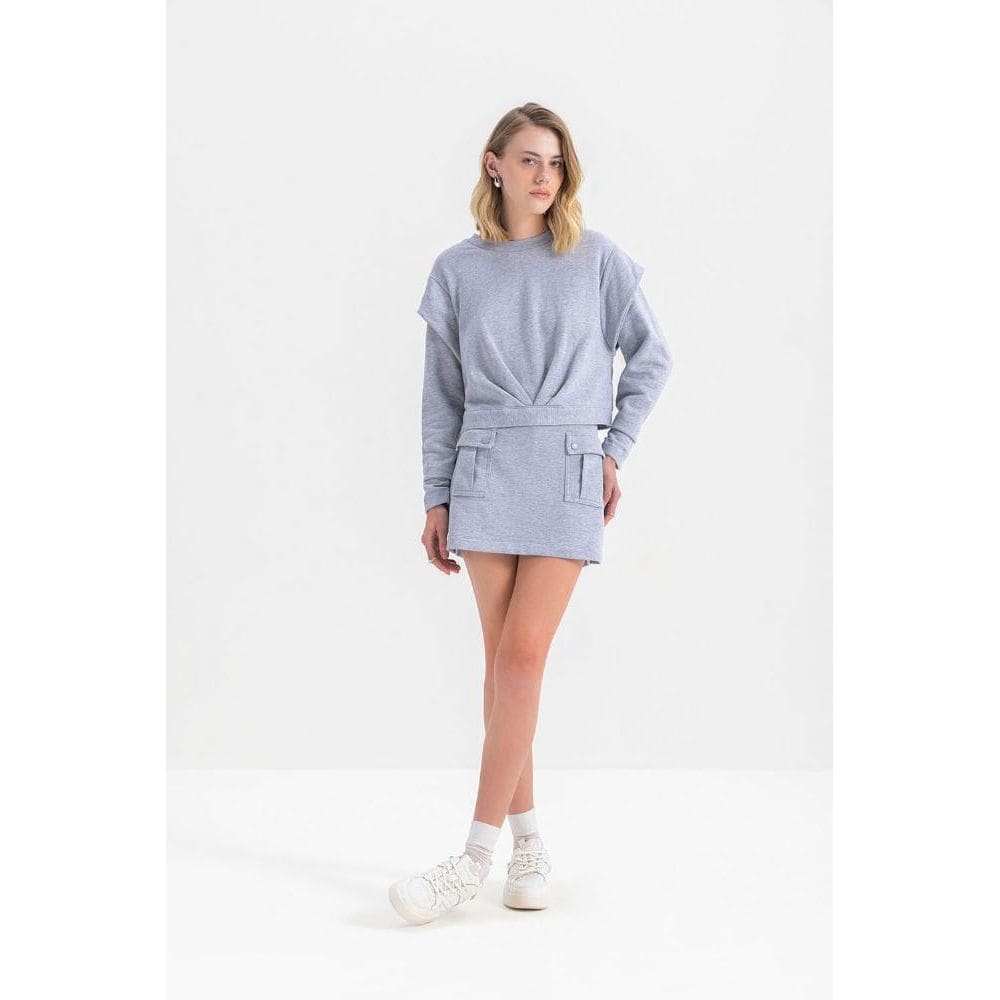Blusão feminino em moletom Essendi P