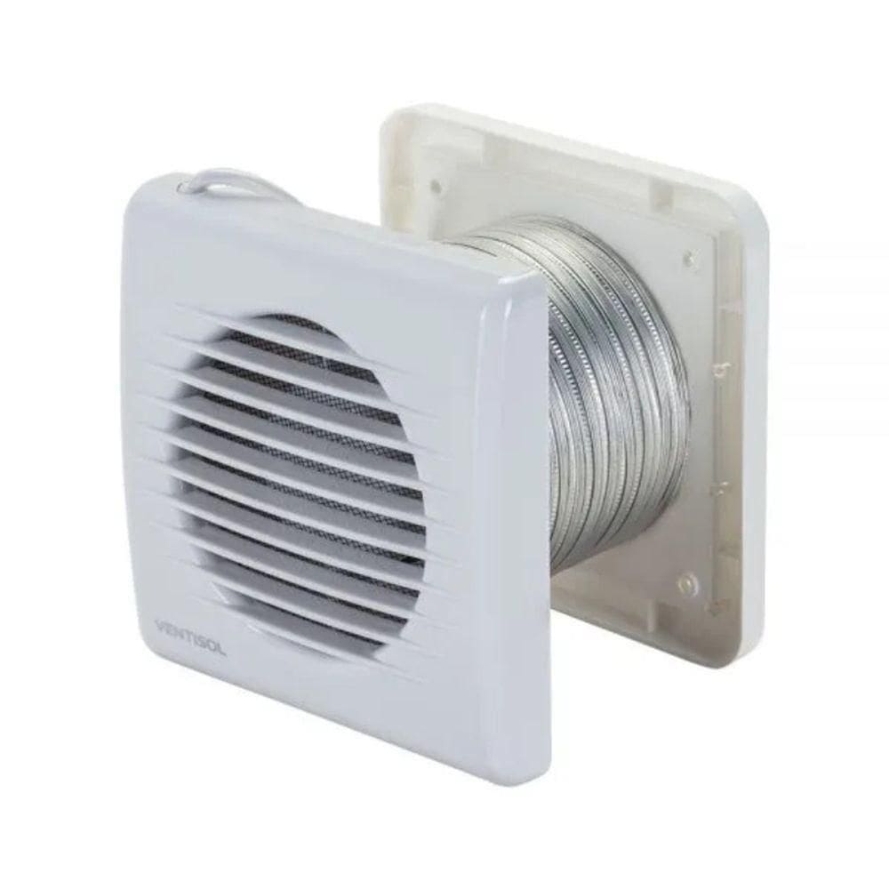 Exaustor Axial De Banheiro 100mm Vz1 Tfx1 Bivolt Ventisol