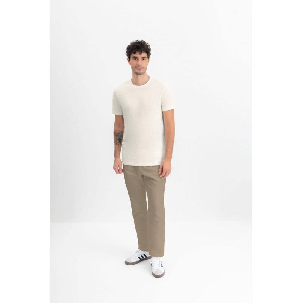 Camiseta masculina texturizada Essendi