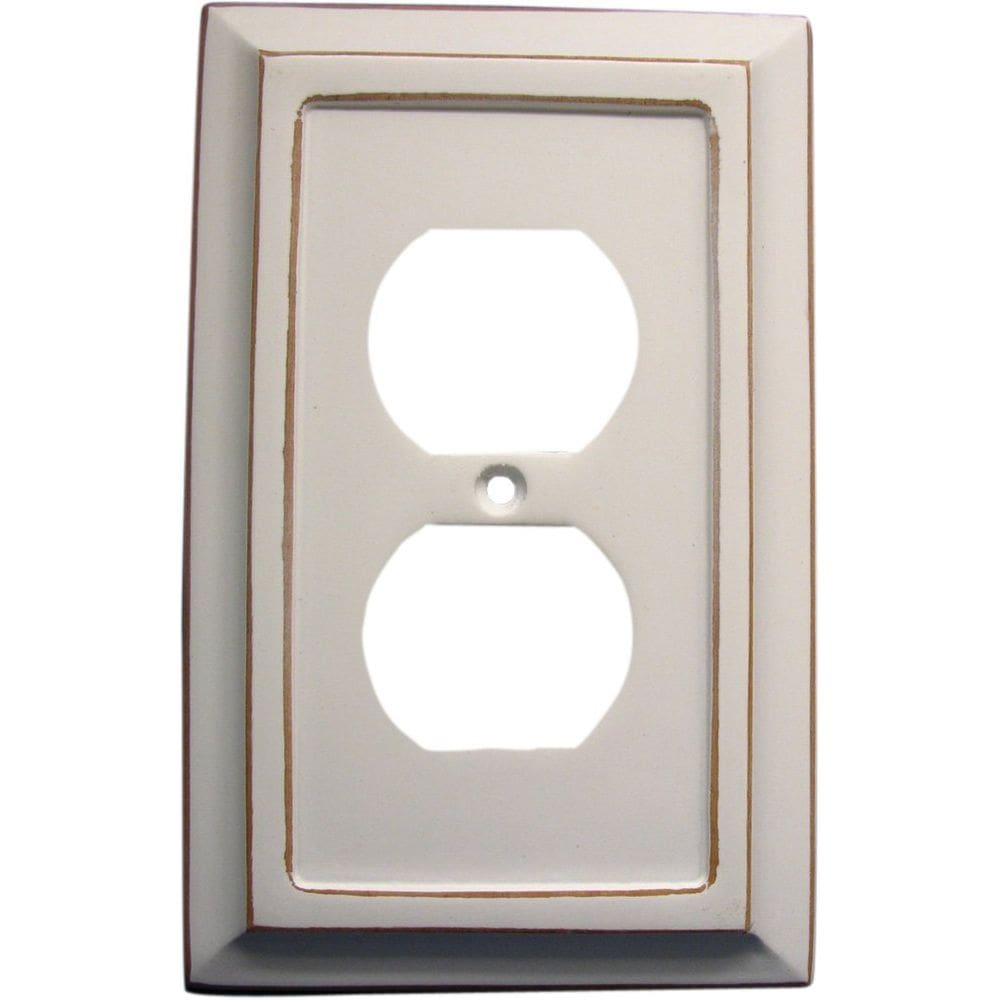Placa de parede Amerelle 4040DDW Savannah Wood, branco envelhecido