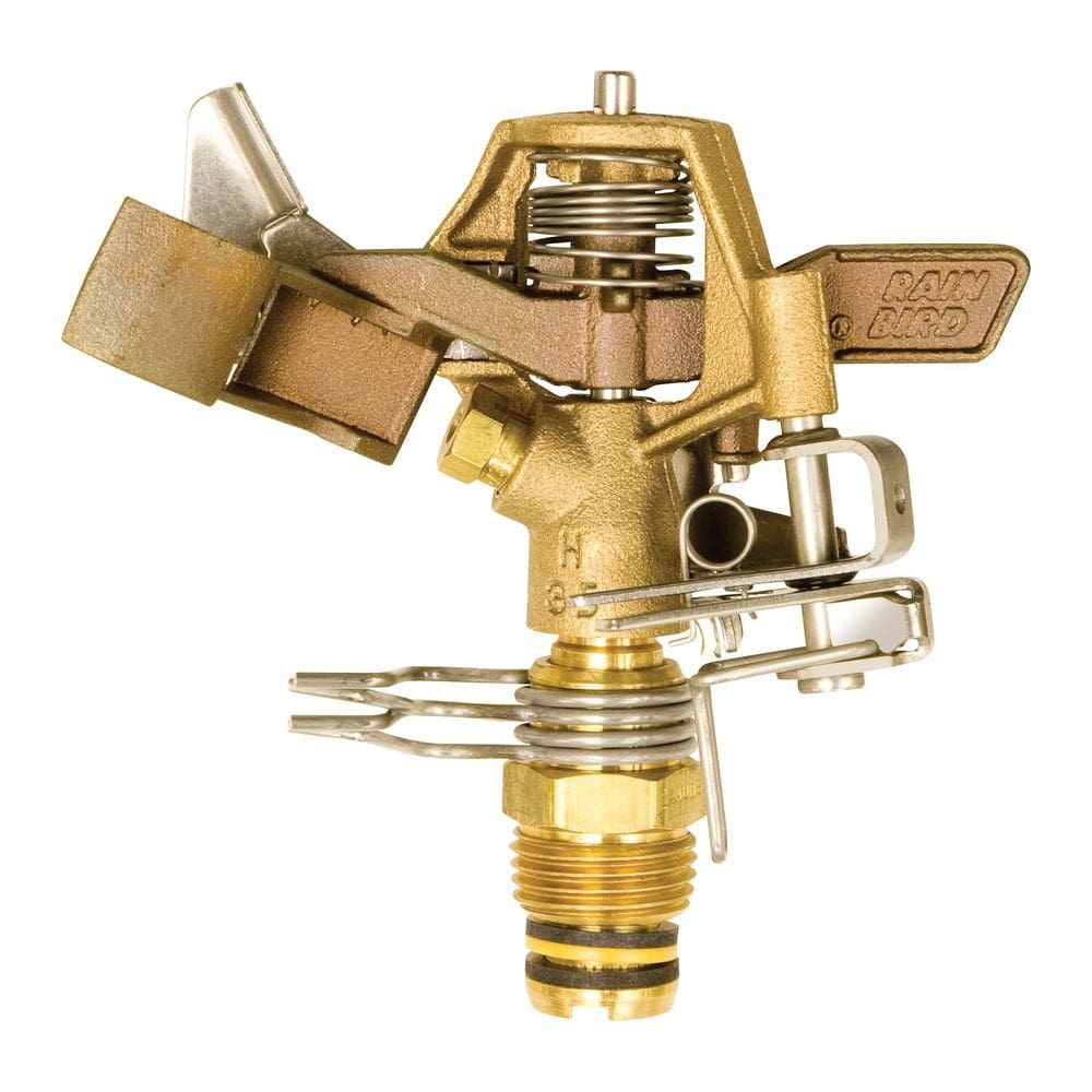Aspersor de irrigação Rain Bird 25PJDAC em latão ajustável 6-12m