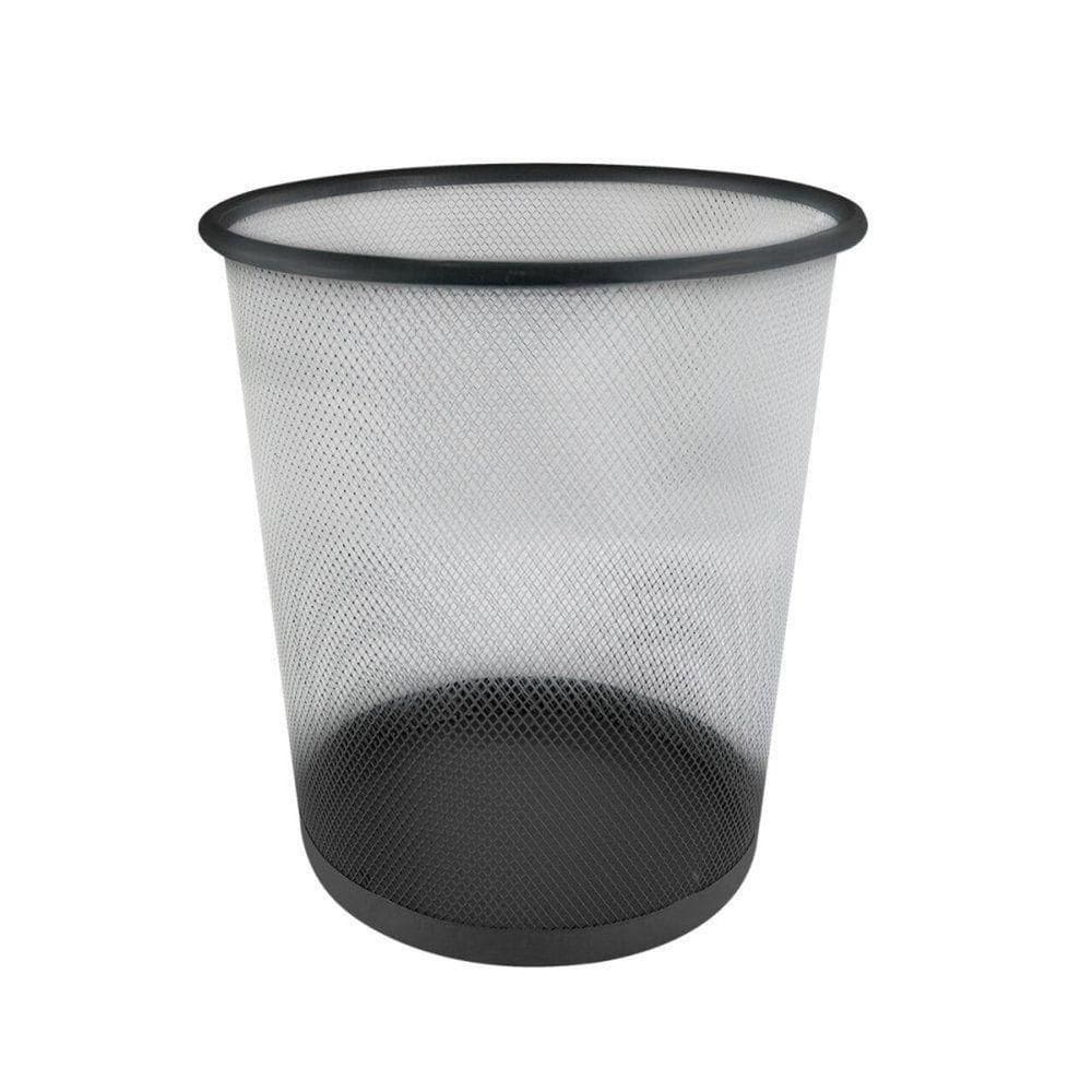 Cesto De Lixo Aramado De Ferro 10 Litros - Preta