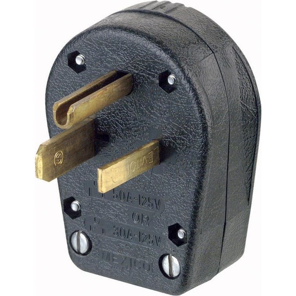 Plugue angular Leviton 930-E EB 30A-125V 50A-125V