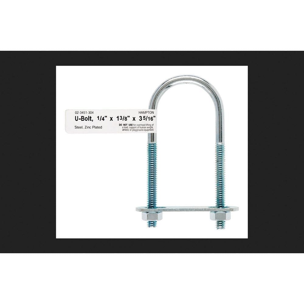 Parafuso ACE Hampton U-Bolt em aço zincado 0,6x3,5 cm