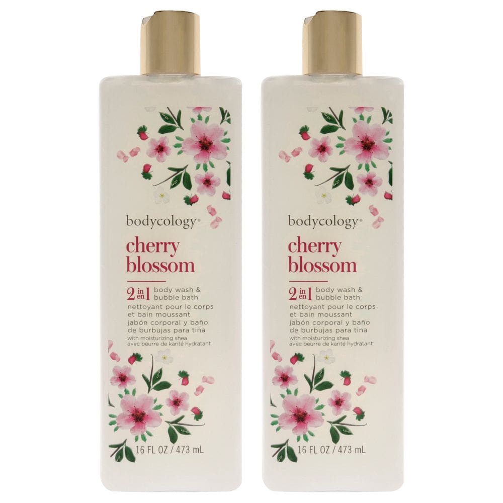 Sabonete líquido e banho de espuma Bodycology Cherry Blossom 473ml