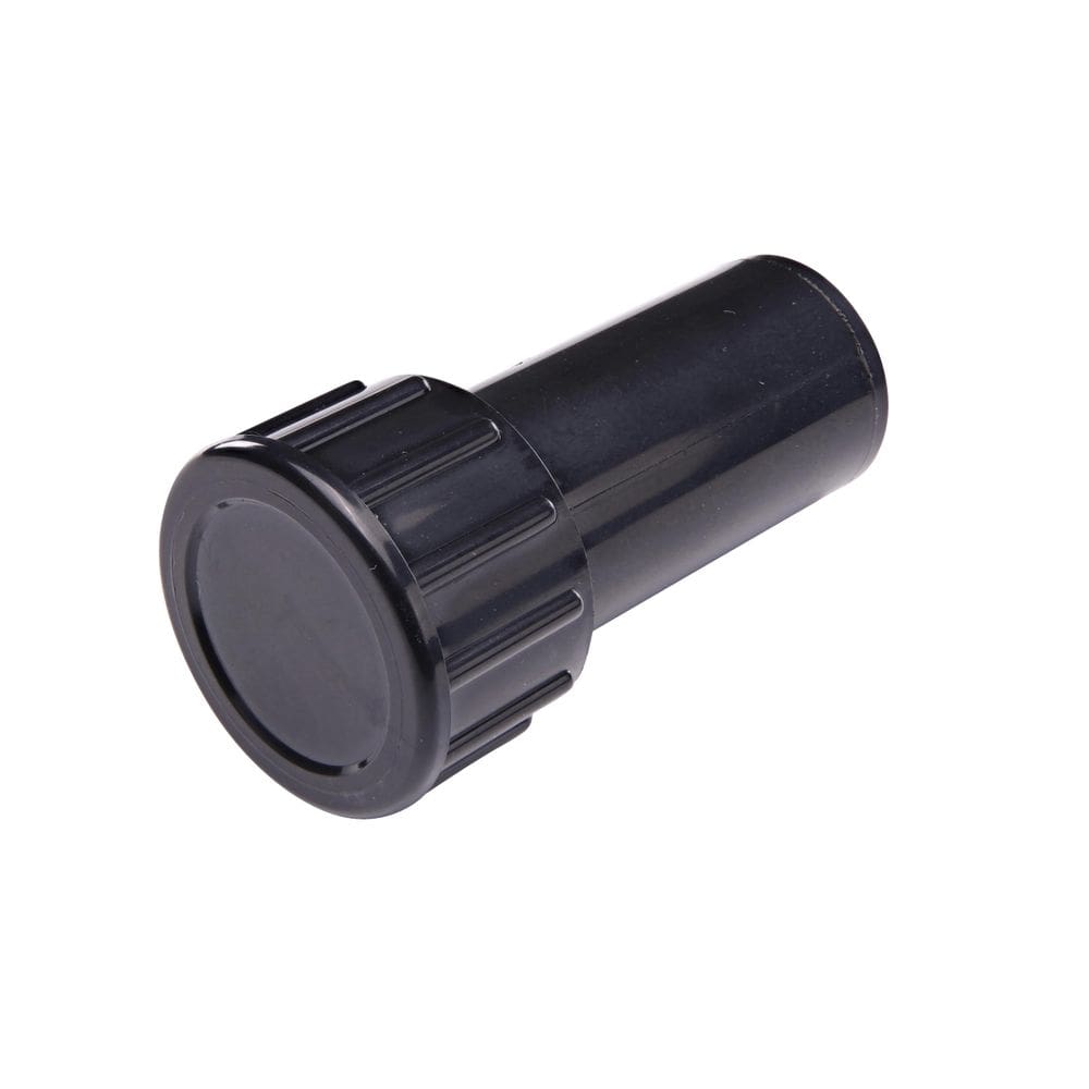Tampão de extremidade da mangueira de compressão Raindrip de 5/8 polegadas preto
