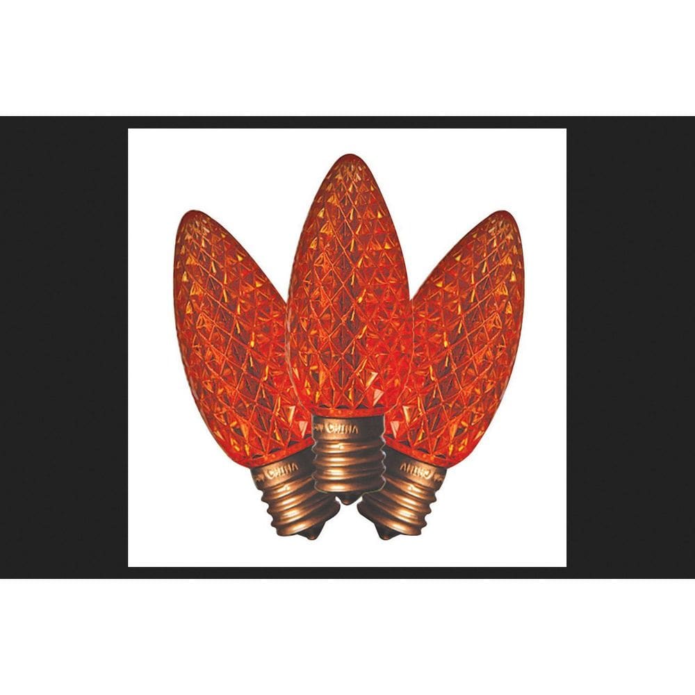Lâmpada Holiday Bright Lights C9 Orange 0.6W 120V