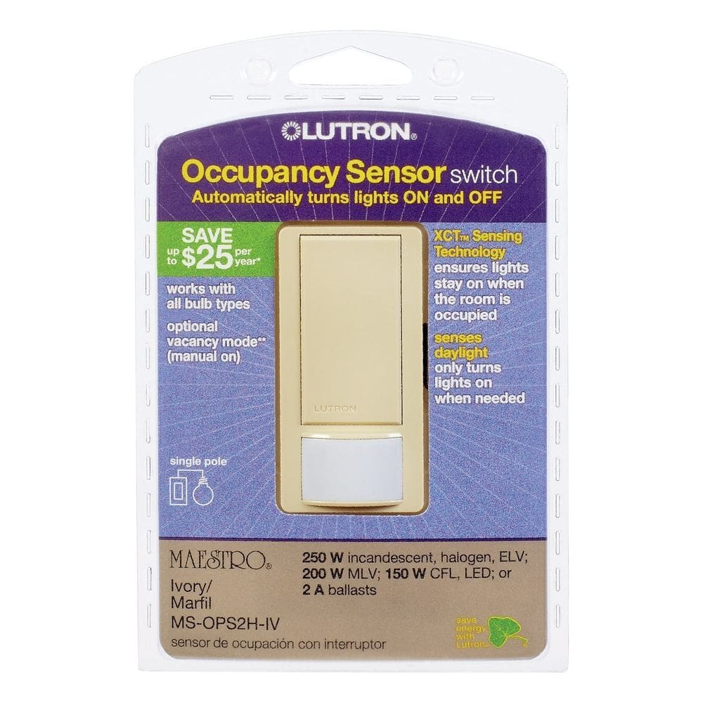 Sensor eletrônico Lutron CECOMINOD010625 Ivory 120V