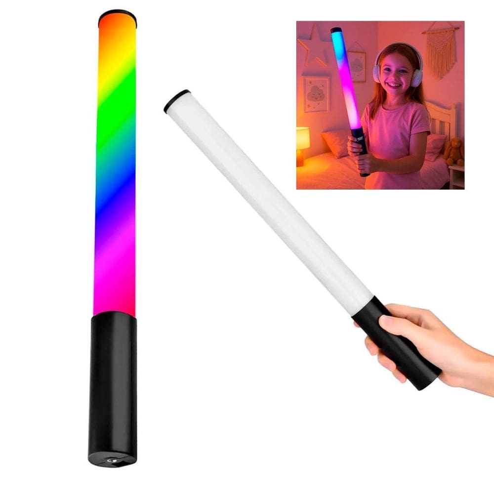 Bastão Led Com Iluminação Profissional E Colorida