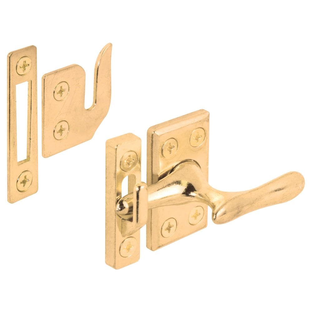 Fechadura de janela de batente PRIME-LINE H 3553 banhada a latão