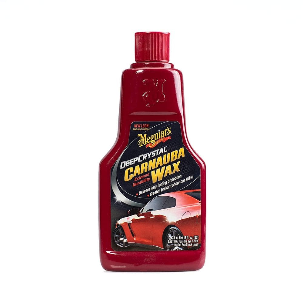 Frasco de 473 ml de cera Meguiar`s Deep Crystal Carnauba