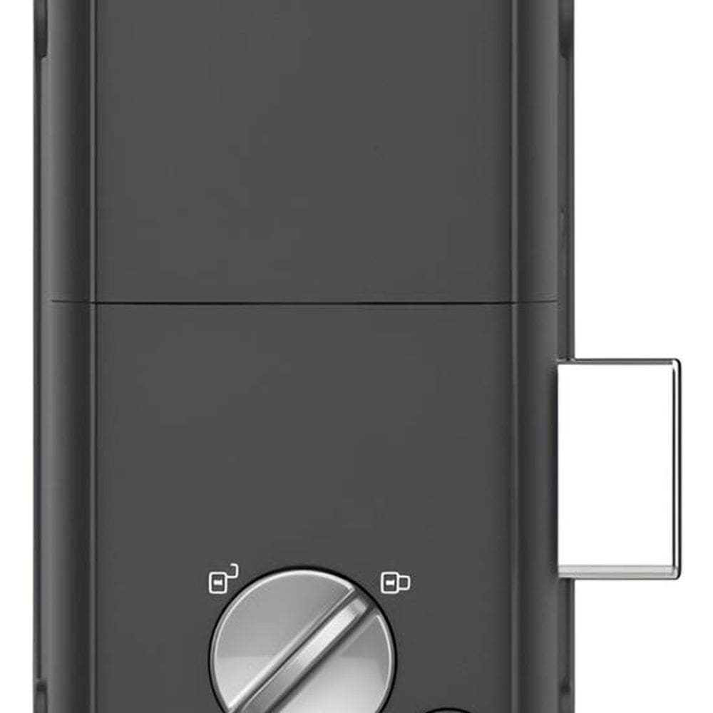 Fechadura Digital Preto Espelhado Senha Yale Reflecta