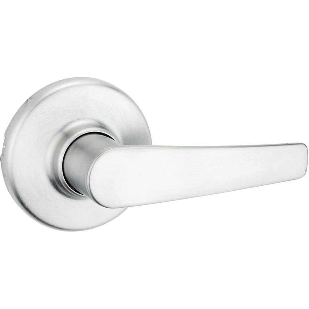Alavanca de porta Kwikset Delta Satin Chrome Reversível