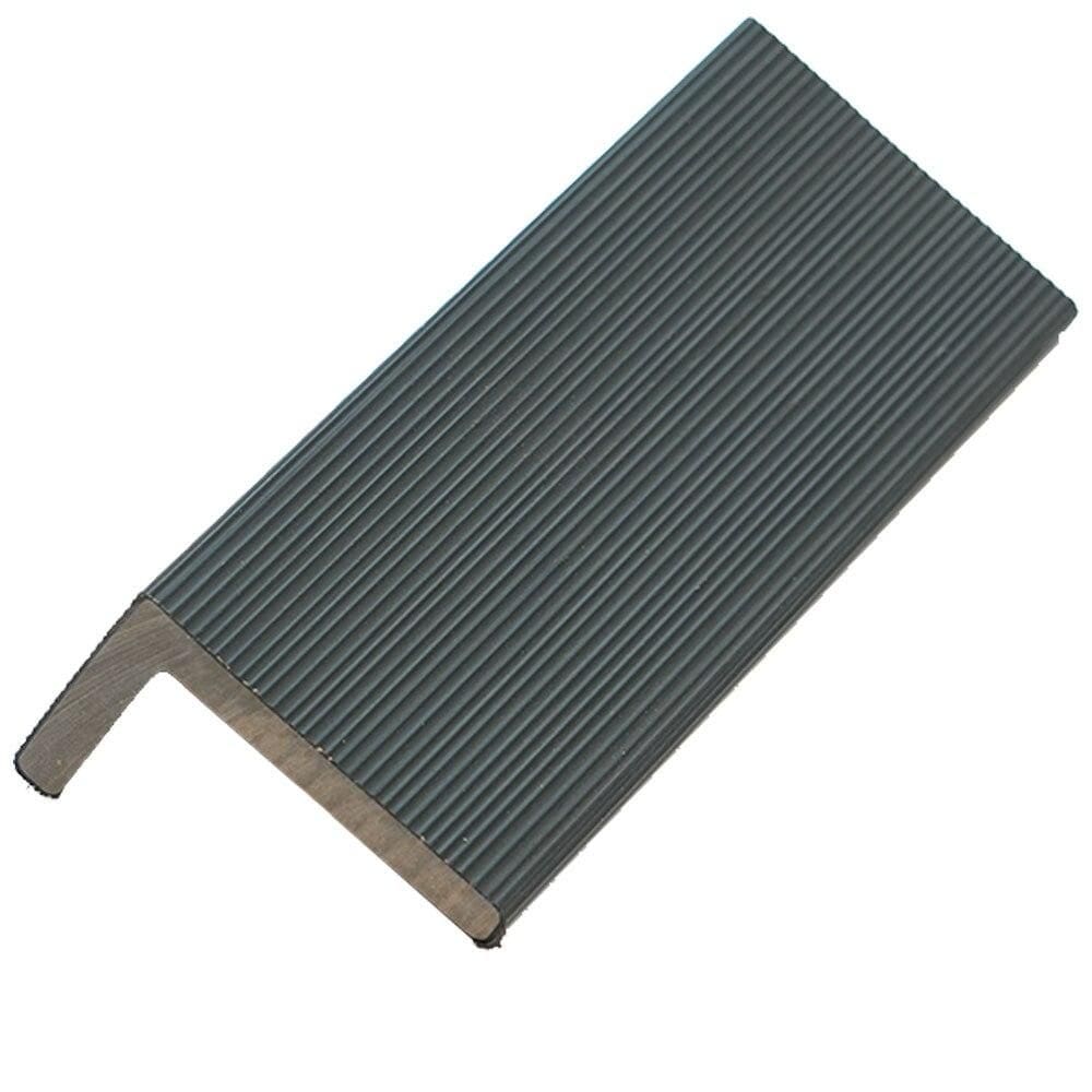 Acabamento para Painel Ripado Modaza WPC Externo, 6 x 290 cm, Nero