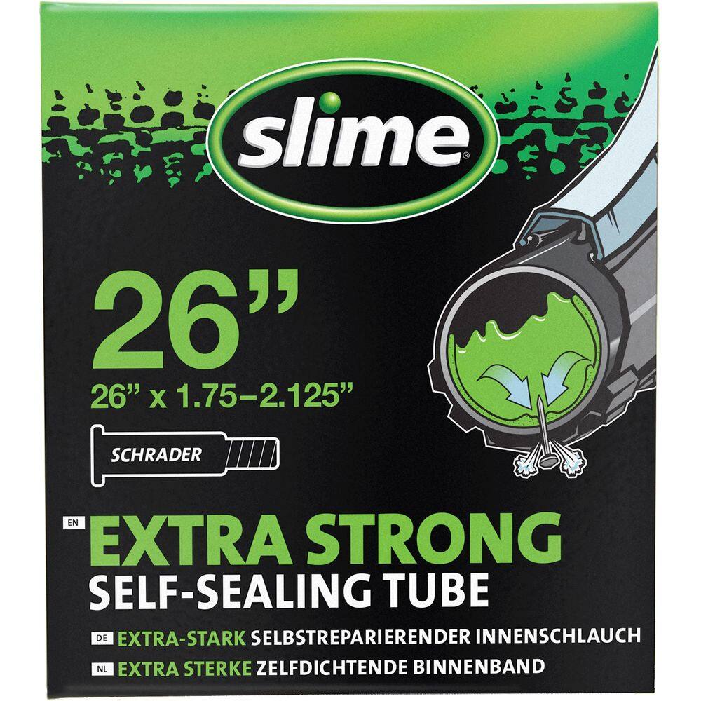 Tubo interno de bicicleta Slime 30045 com selante de punção 26 x 1,75-2,125