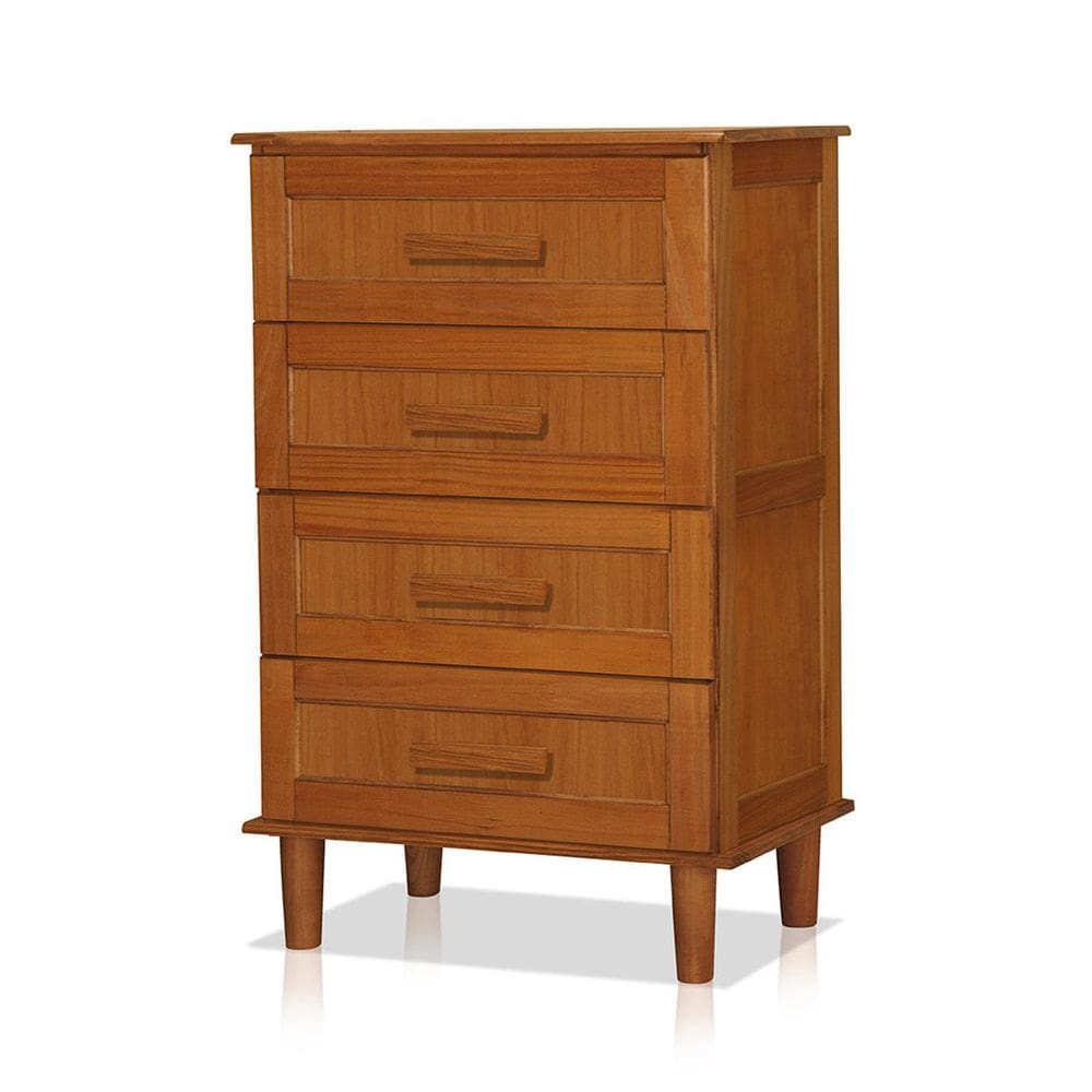 Cômoda para Quarto 100% Madeira 4 Gavetas França