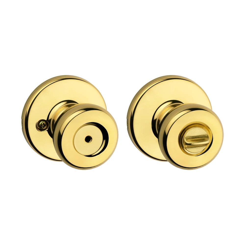 Maçaneta de porta Kwikset Tylo Interior Privacy em latão polido