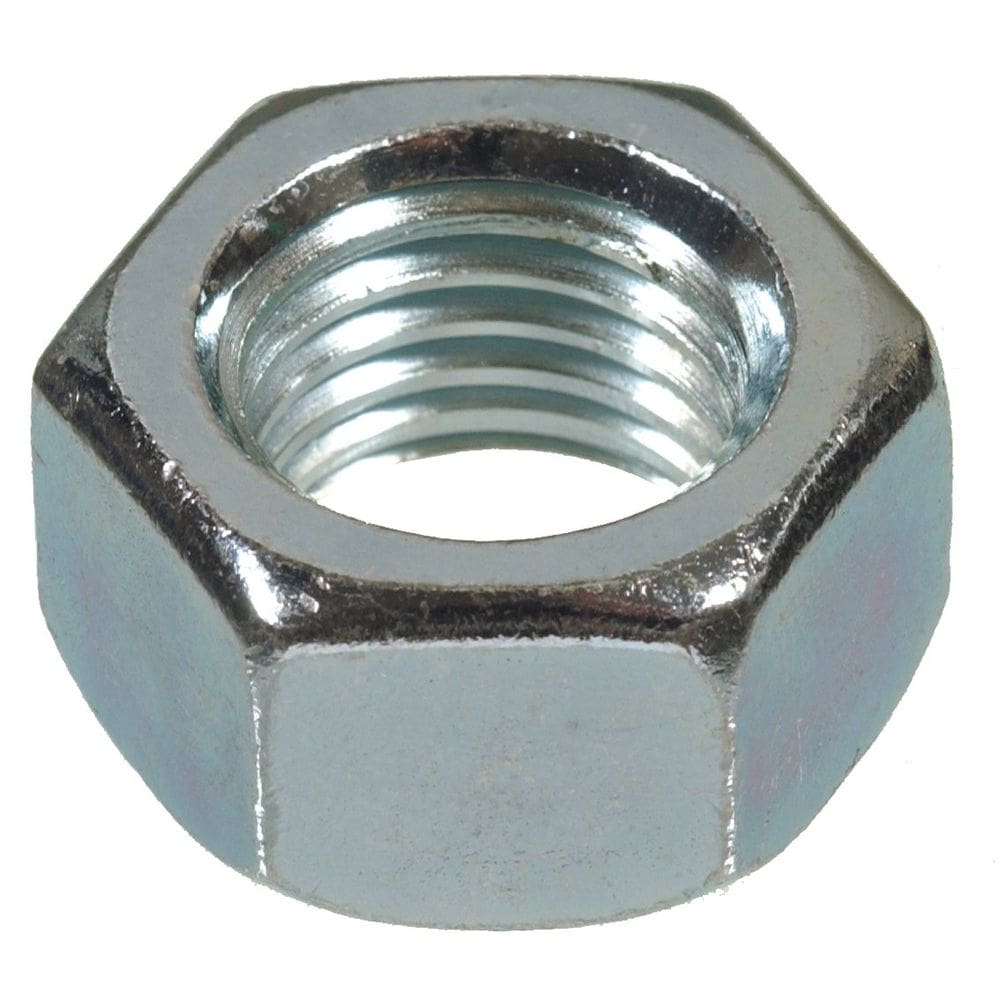 Porca hexagonal Hillman Finish 9/16” x 30 cm, zincada, pacote com 50