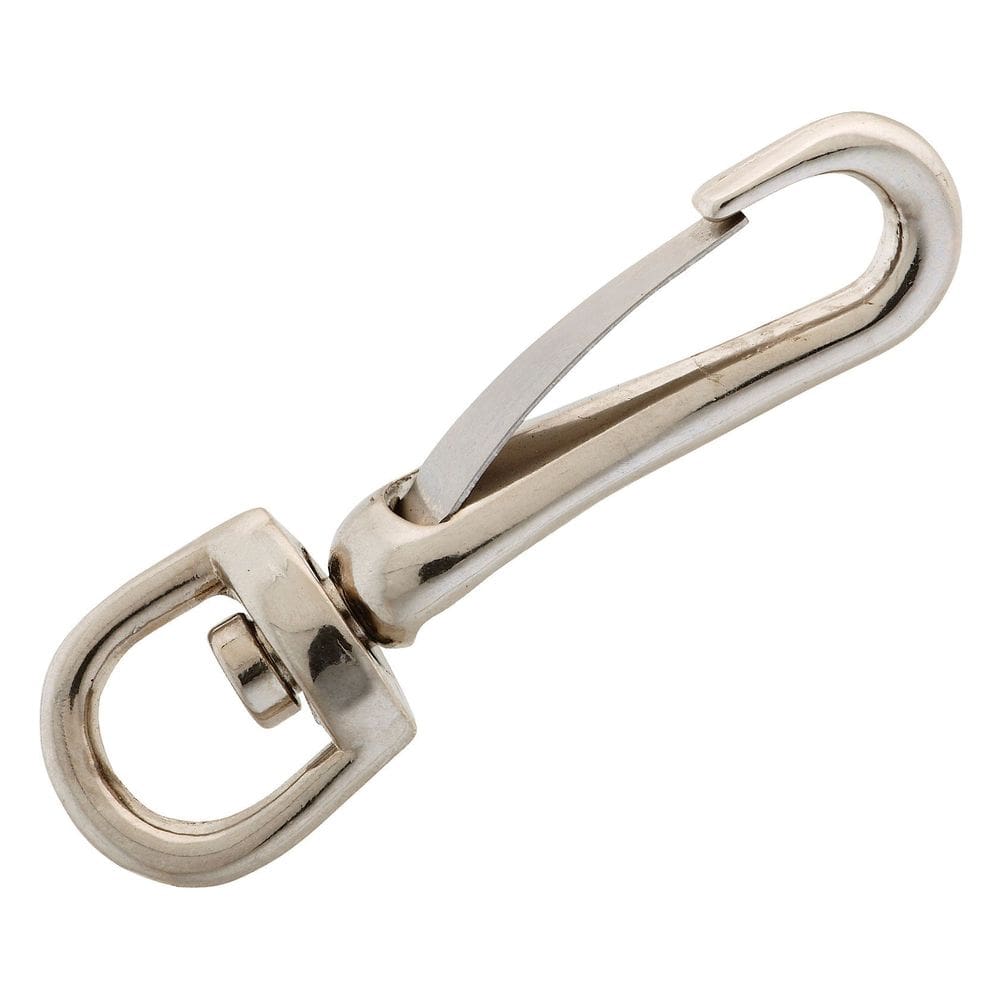Mosquetón Campbell giratorio redondo de zinc 3/8” para 9 kg