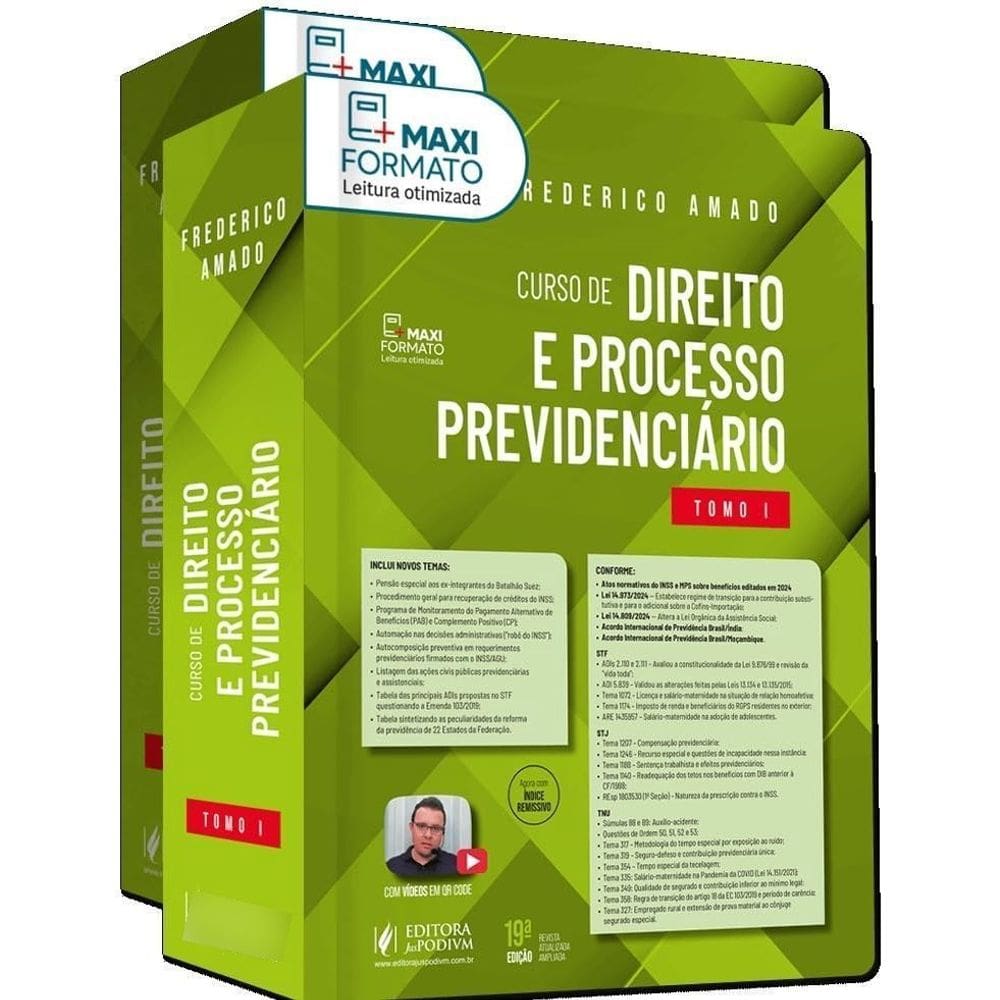 Curso De Direito e Processo Previdenciário - ”Monstro Verde” (2025) + Curso De Processo Judicial Pre