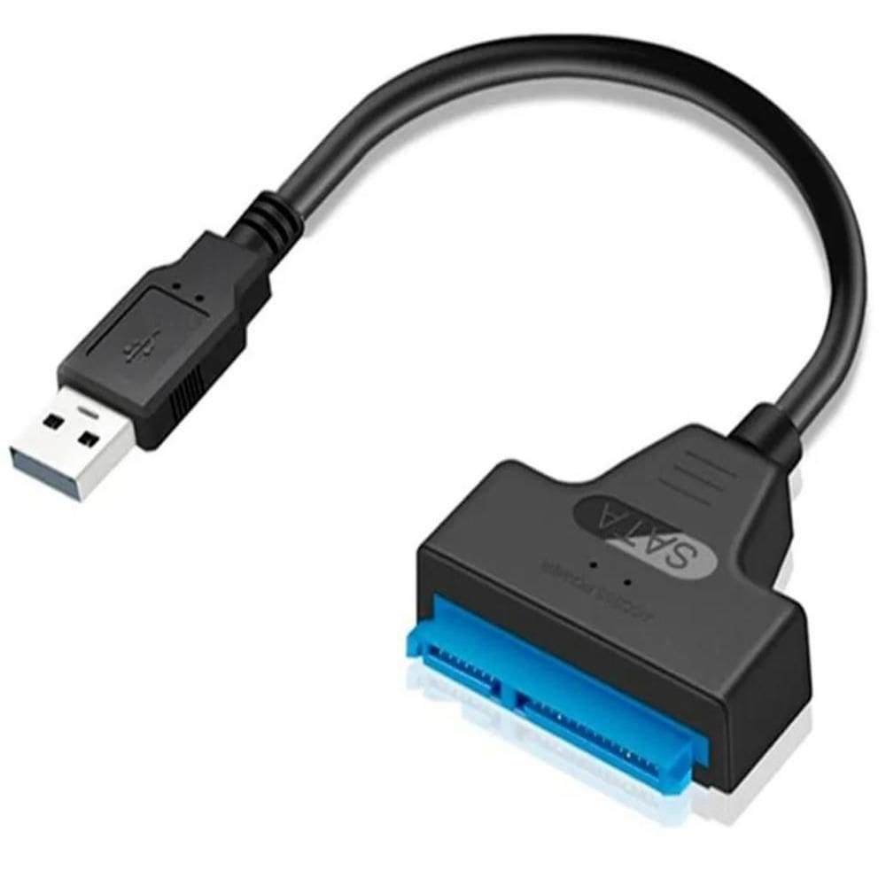 Cabo Adaptador Usb 3.0 Para Sata III Hd Notebook 2.5mm e Ssd