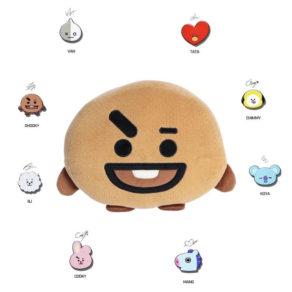 Manta Com Almofada Bt21 Presente K-pop Bts Perfeito Shooky Suga