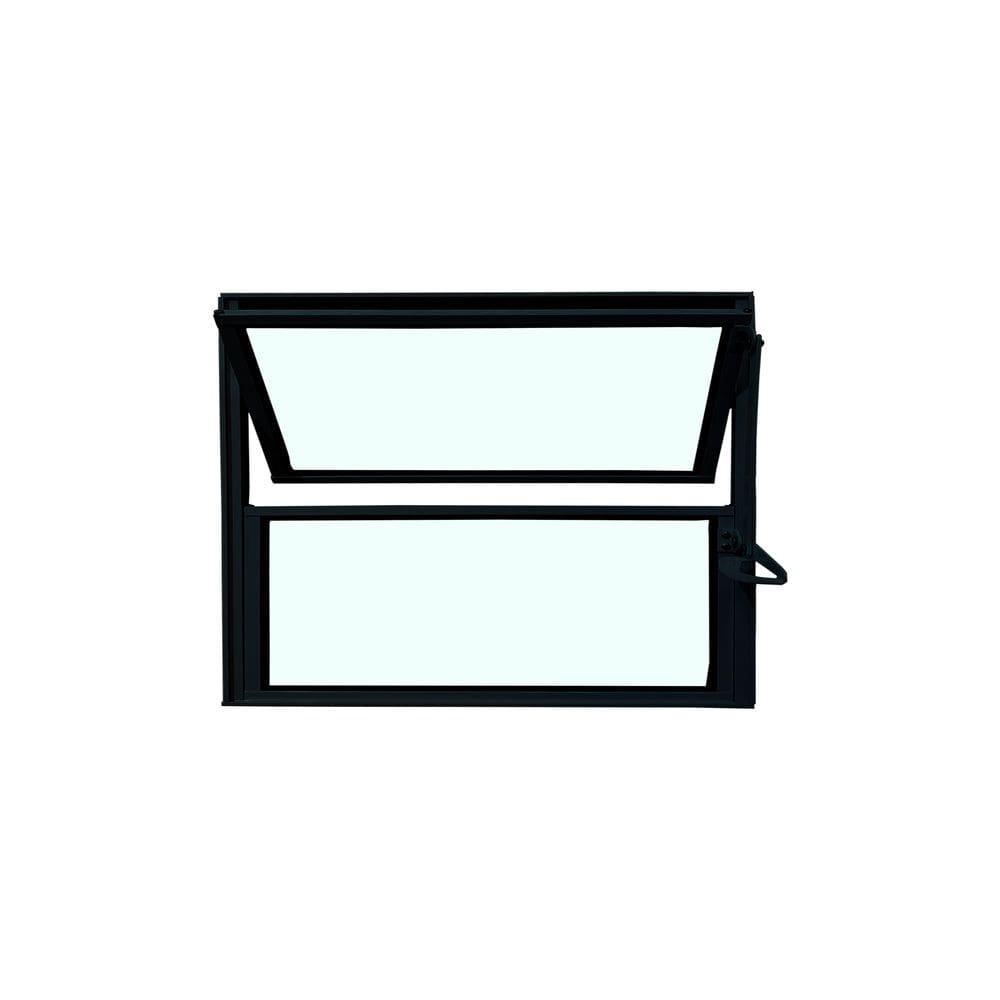 Vitro Basculante de Alumínio Preto 40x80