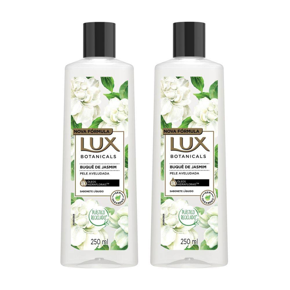 Kit 2 Sabonete Líquido Lux Botanicals Buquê de Jasmim 250ml