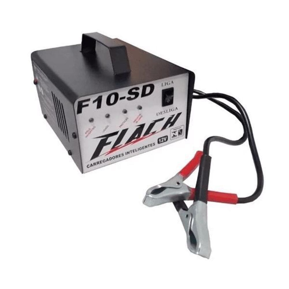Carregador Bateria 10Amp 12/24Sr Inteligente Com Aux Part