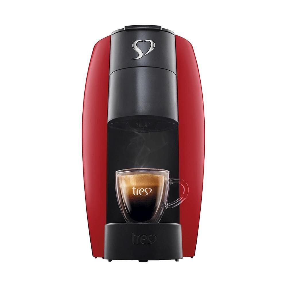 Cafeteira Elétrica Expresso Love Tres Vermelha 220V