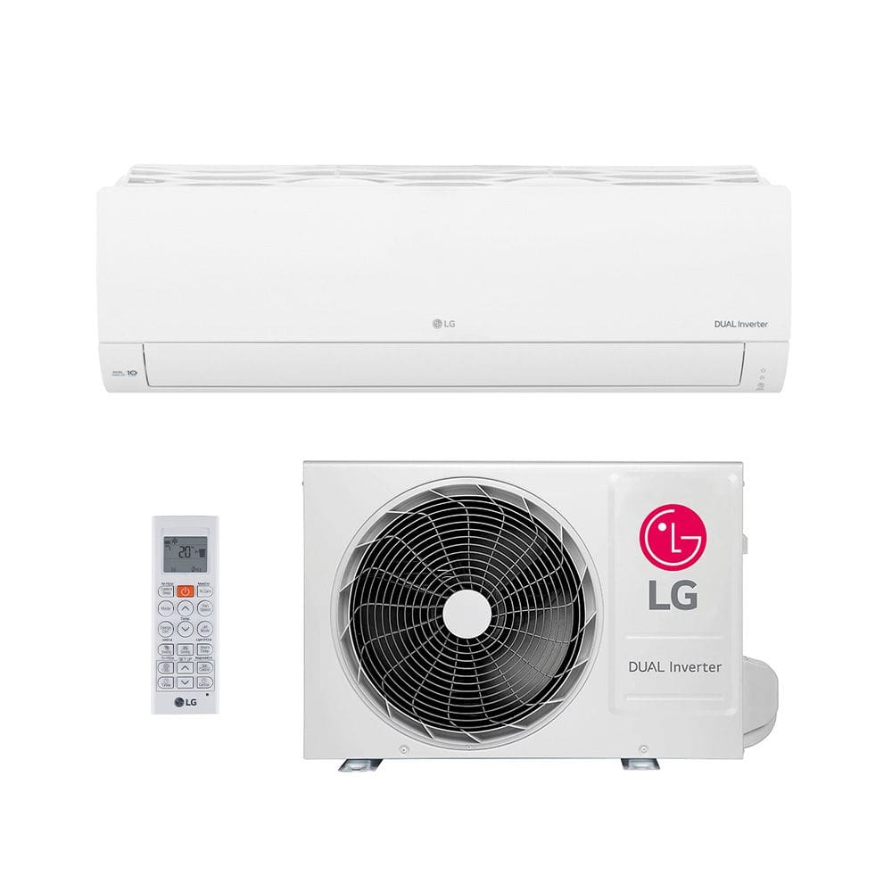 Ar Condicionado Split Hi Wall - Inverter R-32 - LG - Dual Compact (Sem Wi-Fi) - 9.000 BTUs - Frio - 220V Monofásico