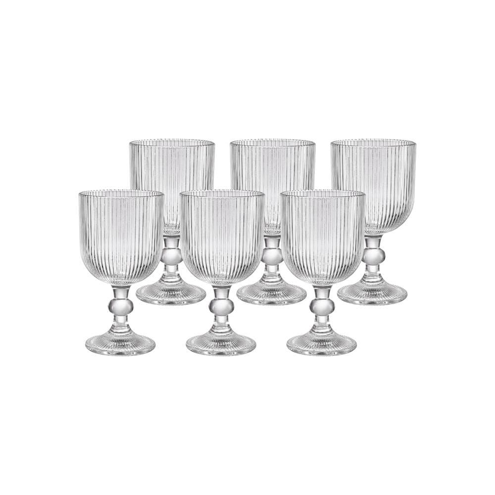 Jogo De 6 Taças 370ml Para Água Vinho Graffiato Hauskraft