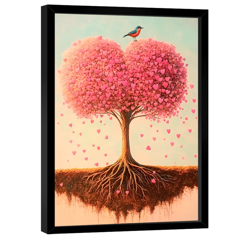 Quadro Decorativo Árvore do Amor